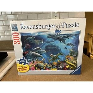 NEW Sealed Ravensburger - Life Underwater Jigsaw Puzzle 300pc Large Format